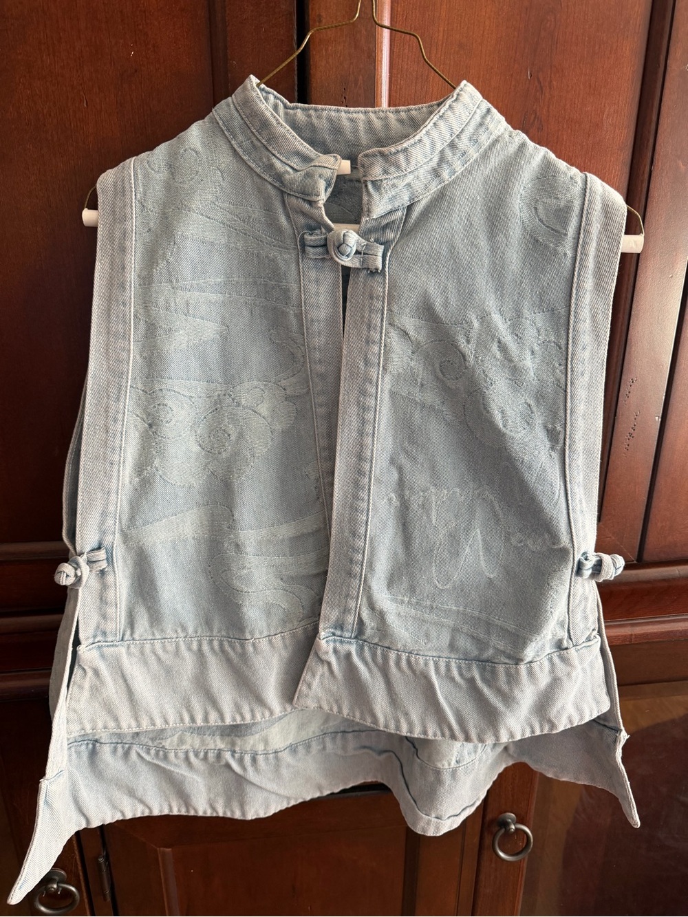Light Blue Denim Vest - Jeans Collection
